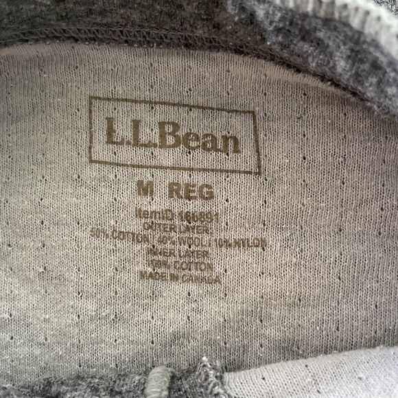 LL Bean Shirt River Driver Henley Wool Blend Outer Base Layer‎ Medium - Picture 3 of 5